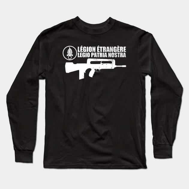 Légion Étrangère (distressed) Long Sleeve T-Shirt by TCP